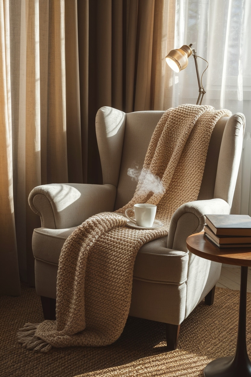 cozy space for reading