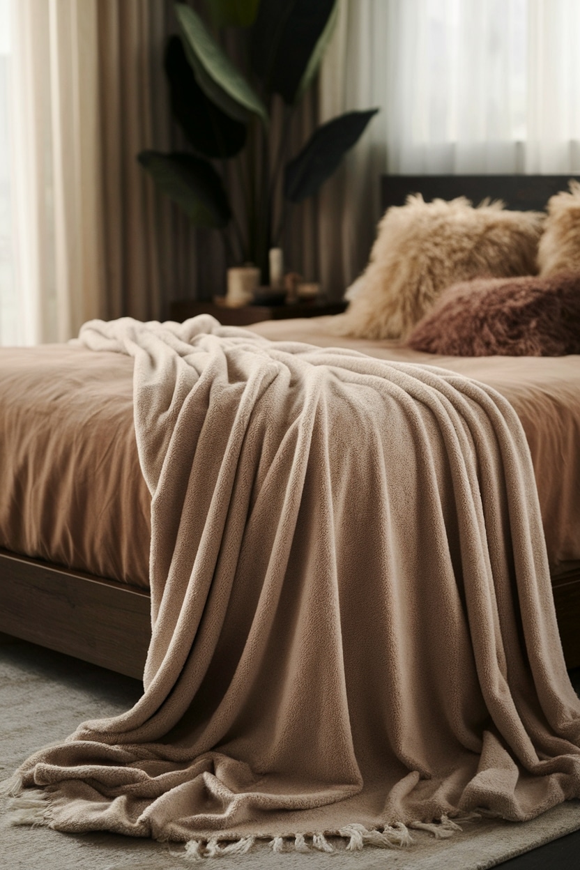 cozy up with blankets