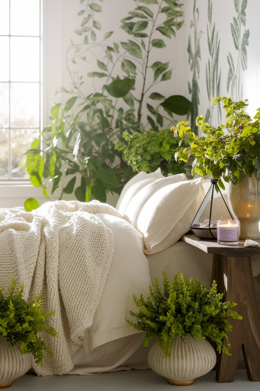 incorporate plants into decor