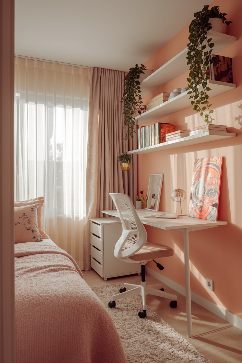 efficient workspace for studying