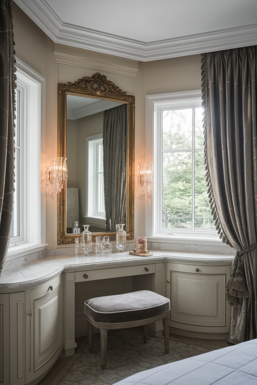 corner vanity design solutions