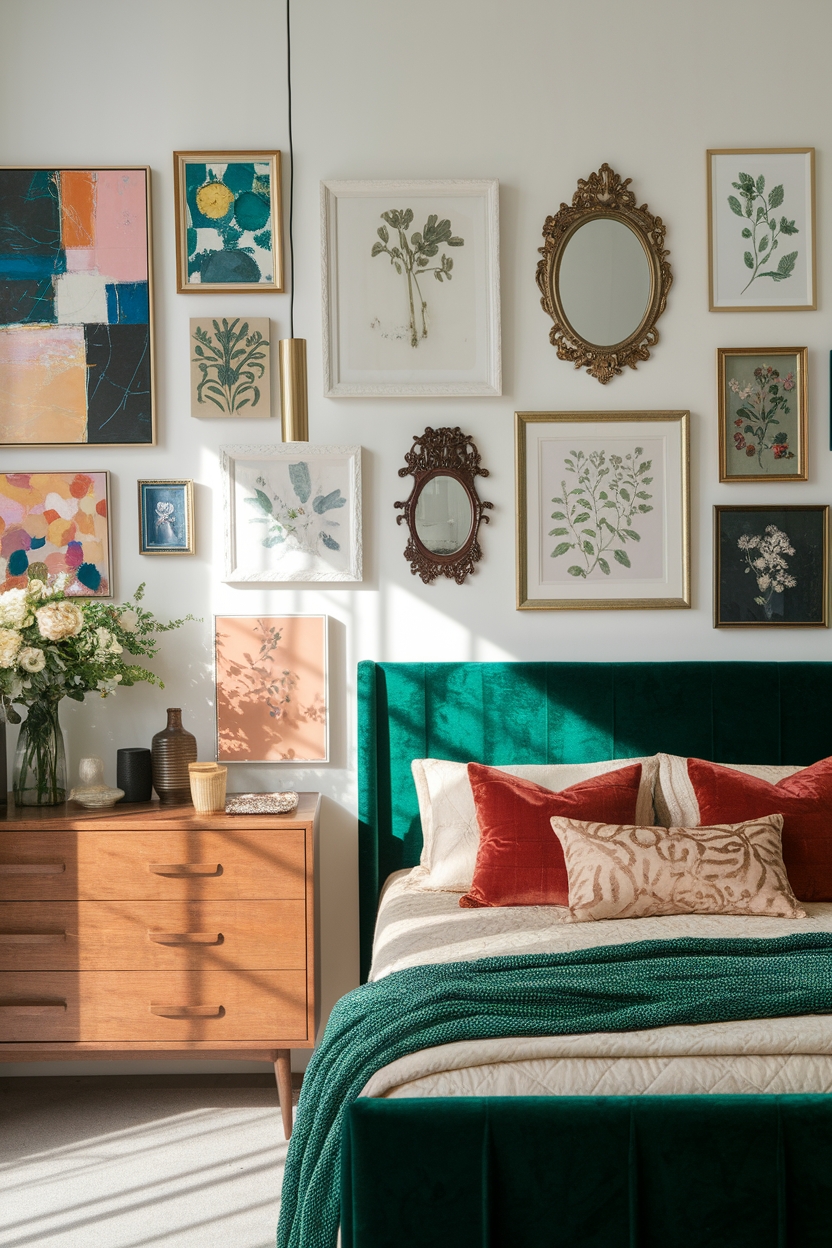 artistic wall decor display