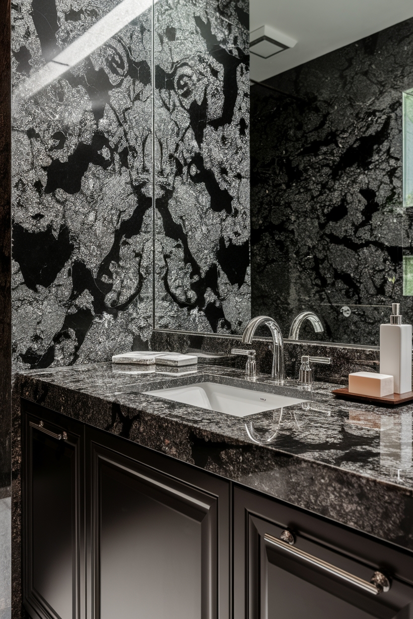 luxurious granite countertop elegance