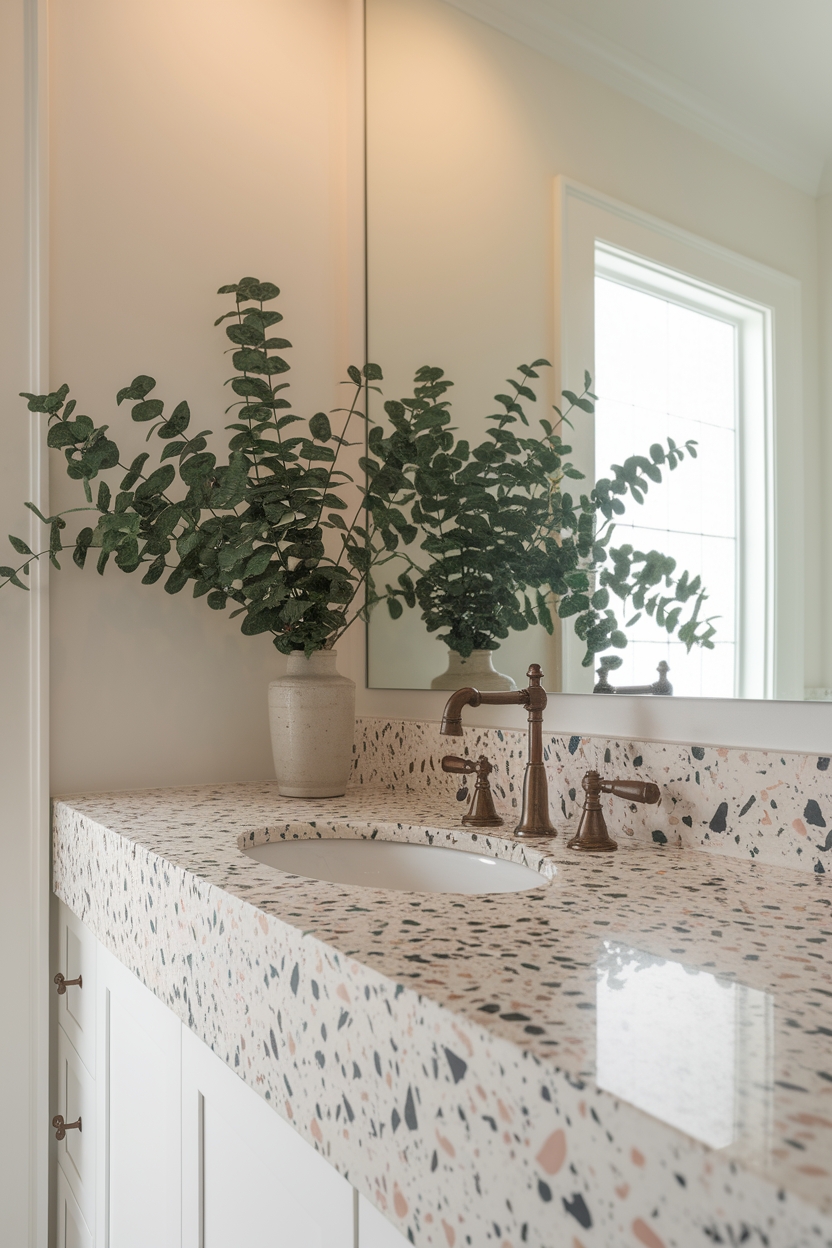 timeless stylish durable terrazzo