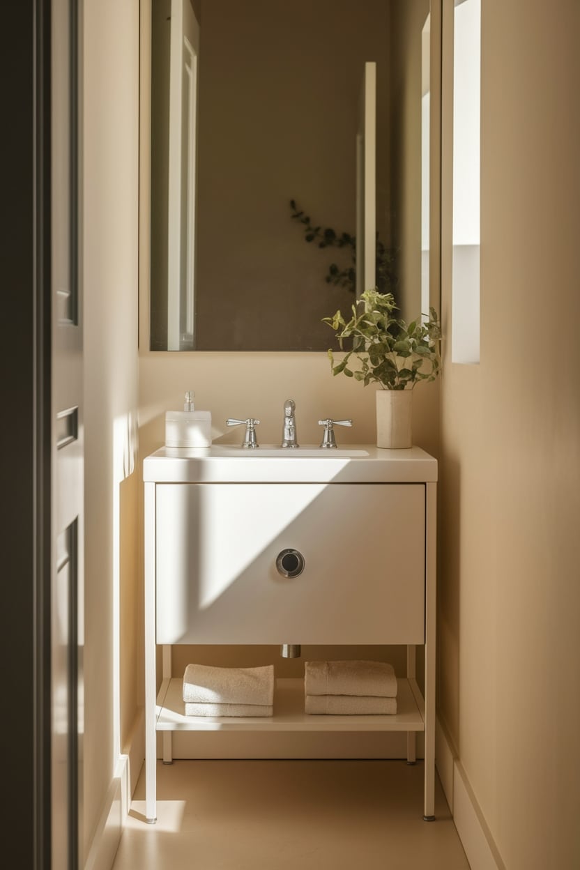 compact vanity for small spaces