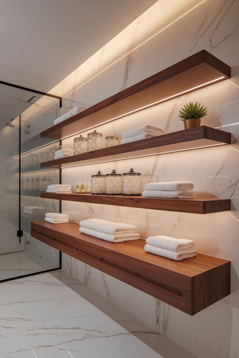 maximize bathroom storage style