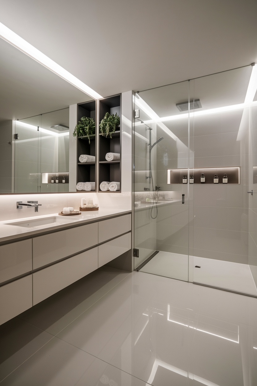 smart bathroom storage solutions
