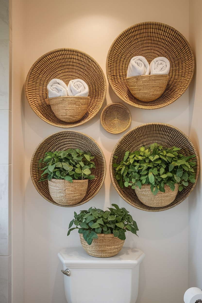 stylish storage with baskets