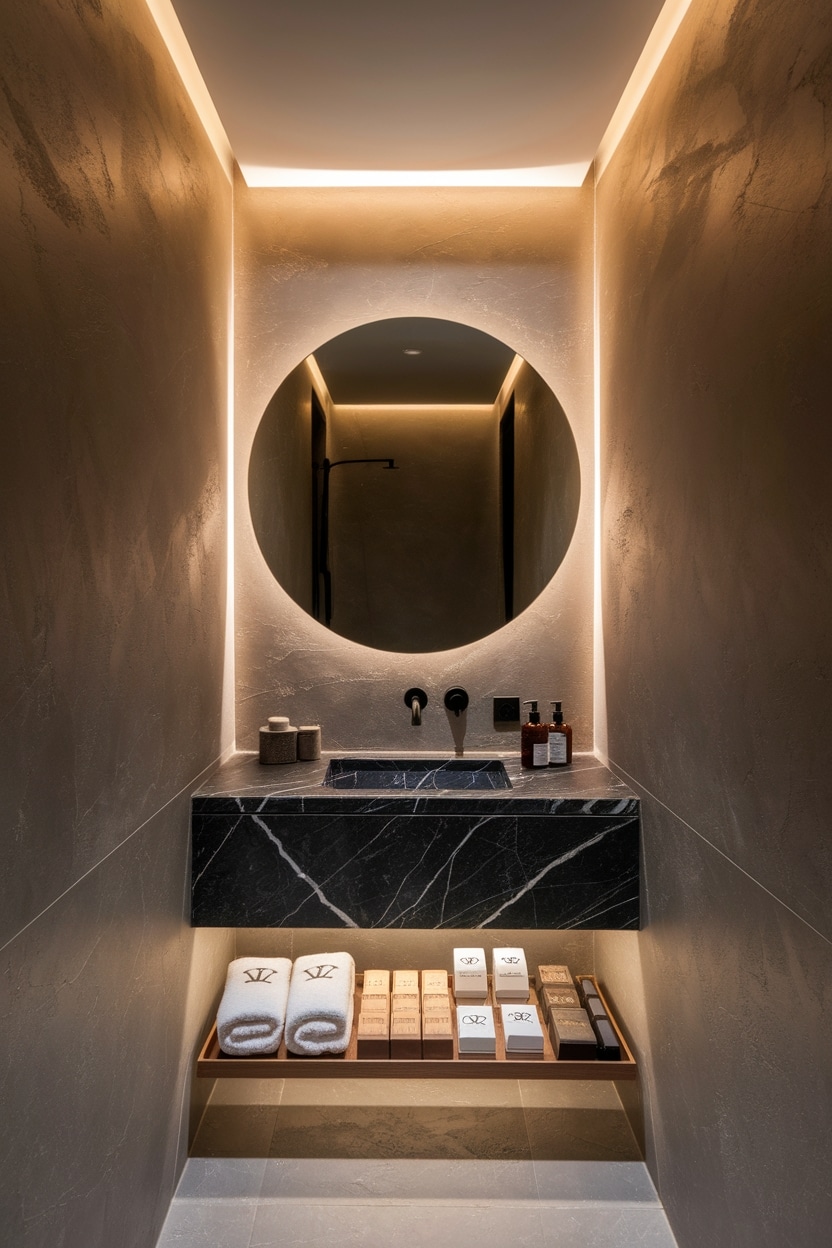 personalized guest bathroom amenities