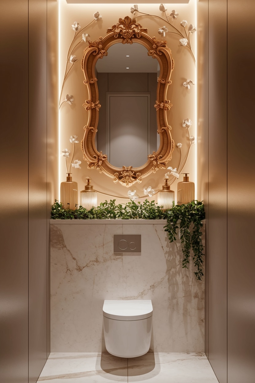 elegant statement mirror addition