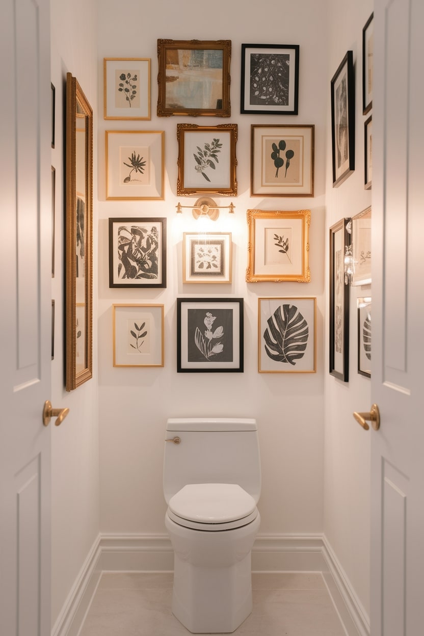 mini gallery wall decor