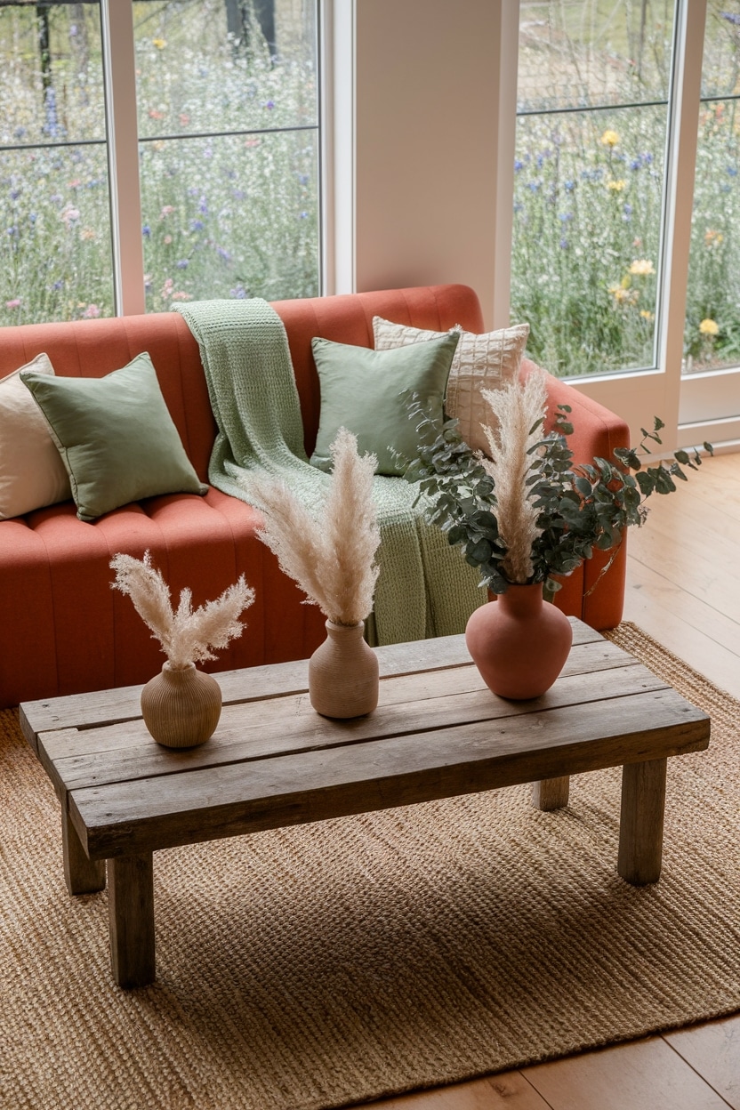 earthy color palettes dominate