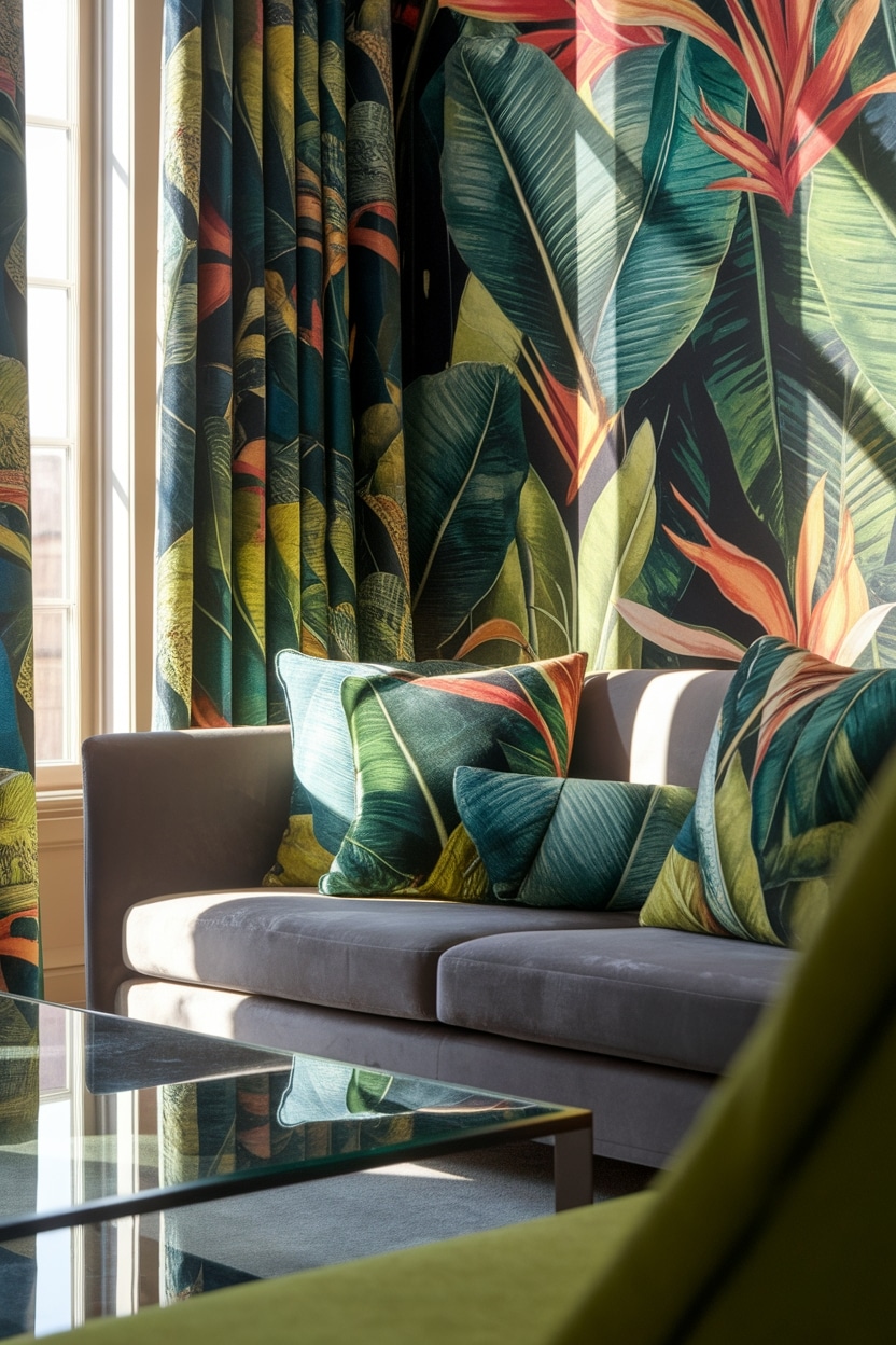 bold botanical spring decor