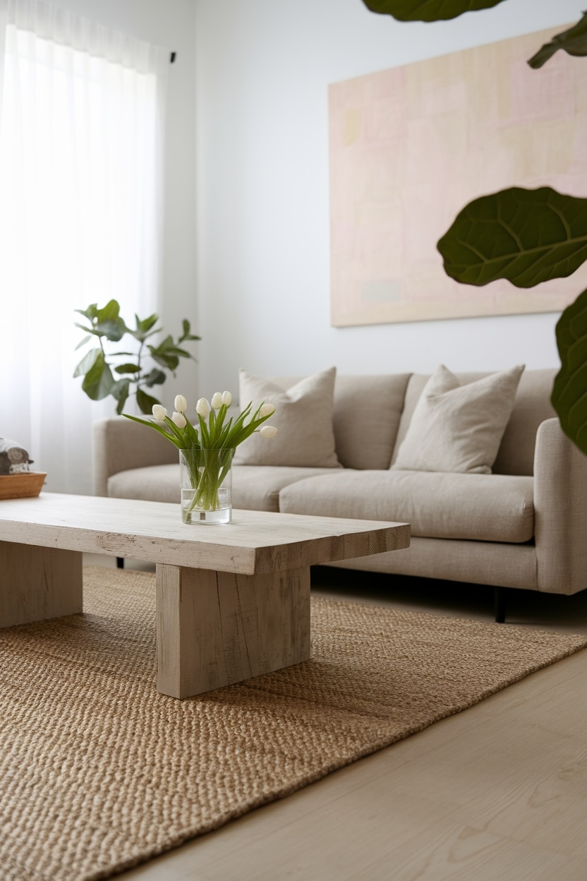 minimalist natural decor elements