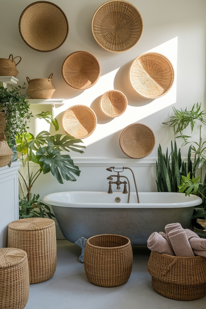 woven baskets for organization