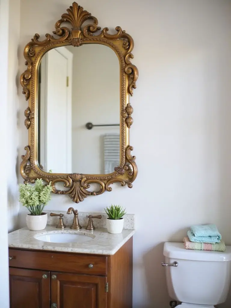 elegant statement mirror upgrade