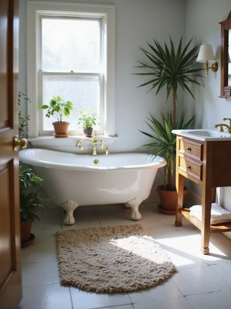 textured rug enhances comfort