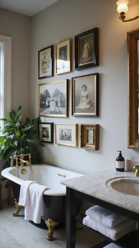 eclectic gallery wall decor