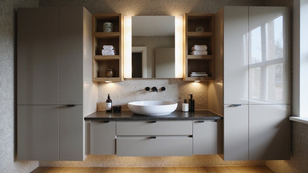 clever storage maximizes space