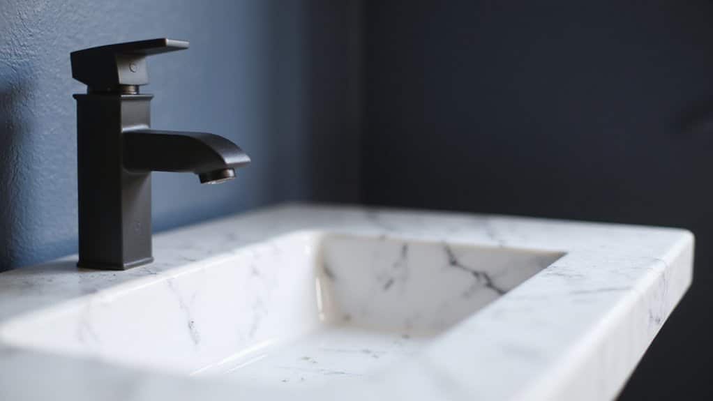 stylish sink and faucet