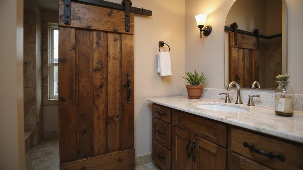 install stylish barn door