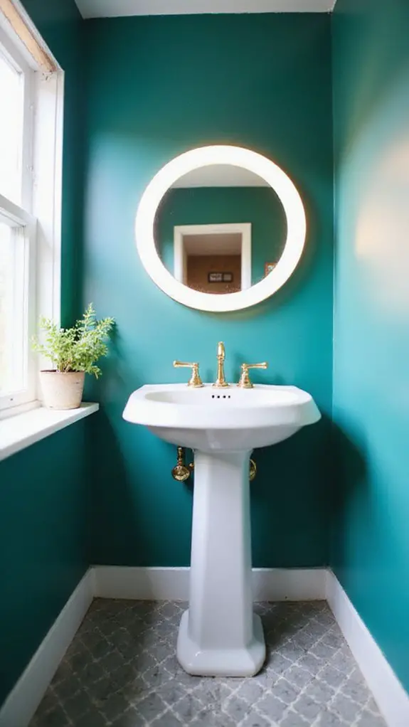 vibrant bathroom paint ideas