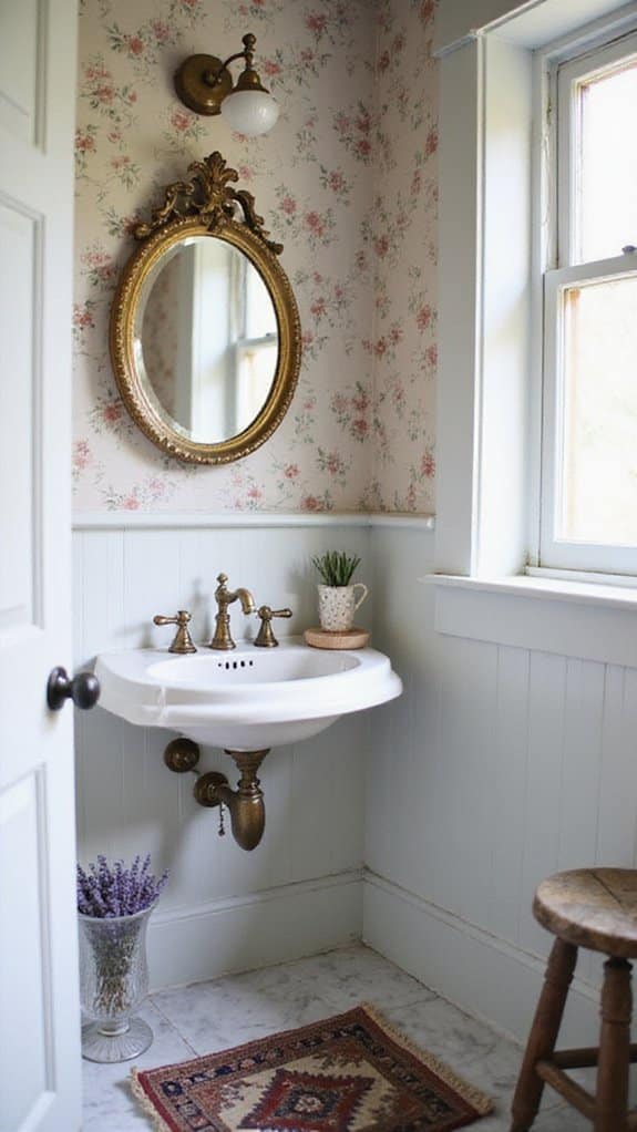 vintage charm for bathrooms