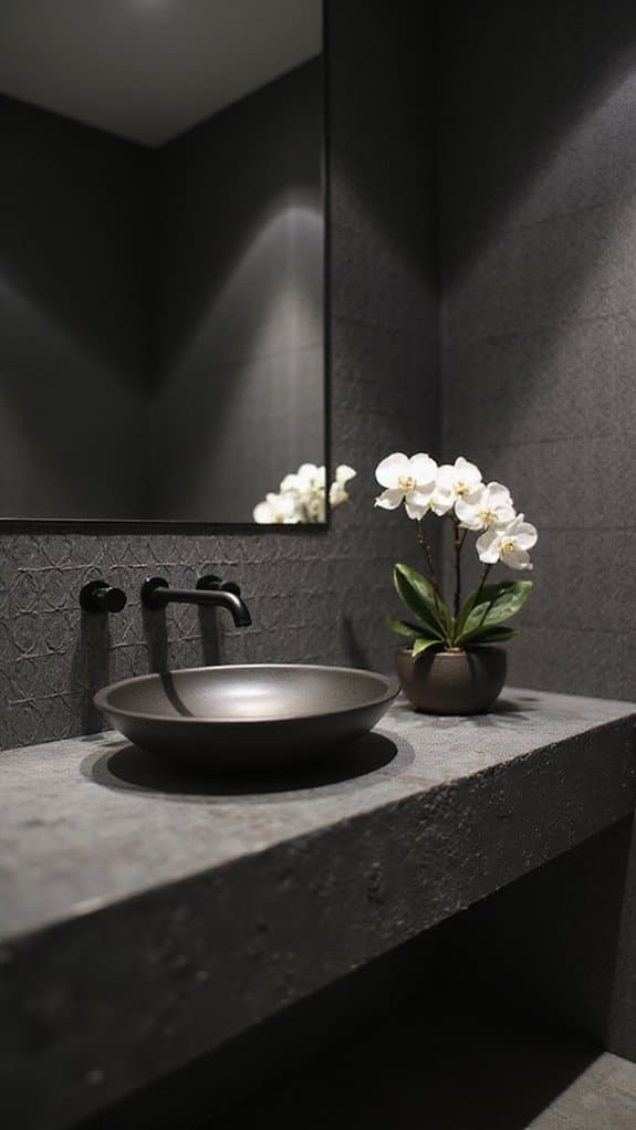 monochromatic bathroom elegance achieved