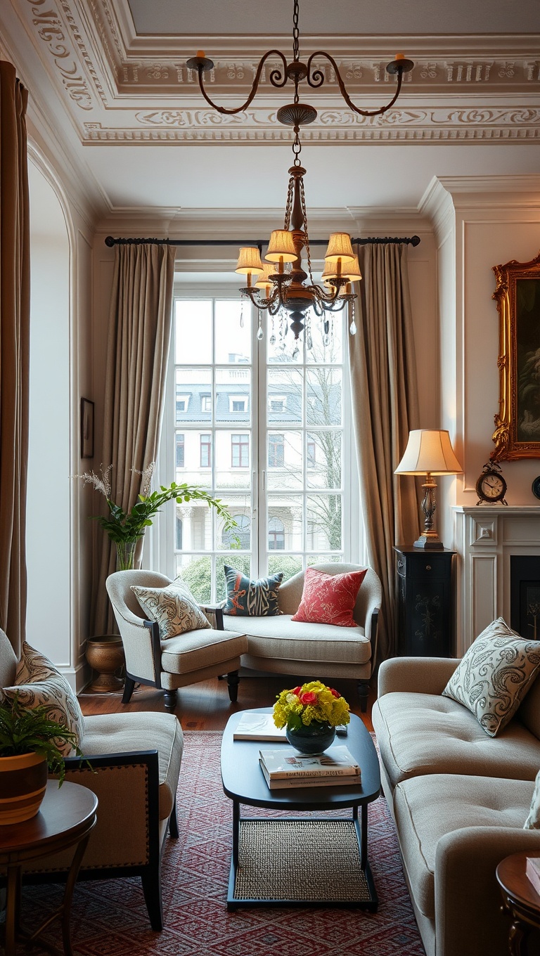 20 Fabulous Ideas to Inspire Your Classic European Living Room - 3. Create a Cozy Nook: Add a Reading Corner