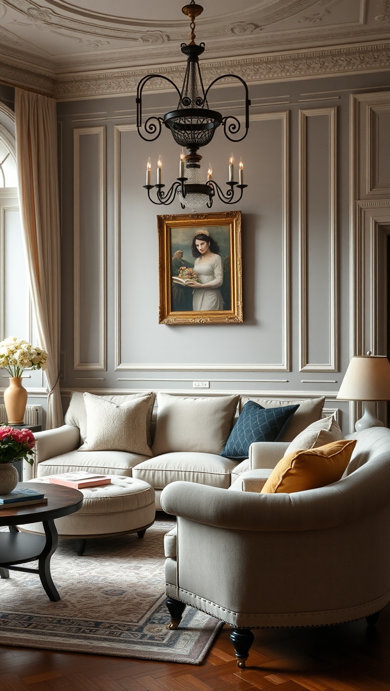 20 Fabulous Ideas to Inspire Your Classic European Living Room - 18. Invest in Comfortable Seating: Plush Sofas and Chairs