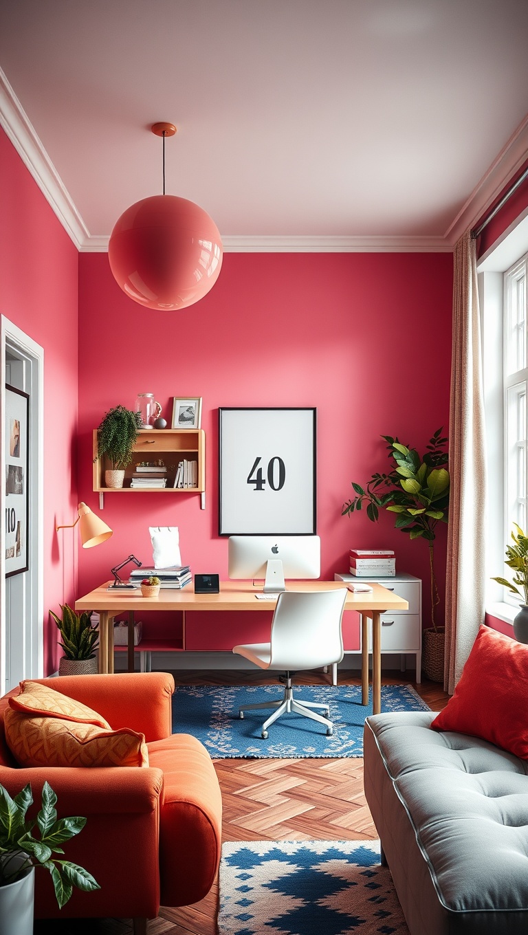Vibrant Accent Walls: Energize with Bold Colors