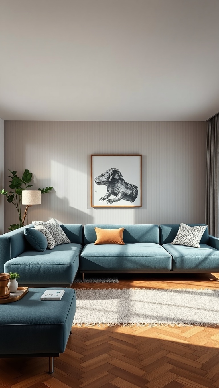 20 Fabulous Ideas for a Creative Modular Living Room - 12. Modular Sectionals: Perfect for Any Space