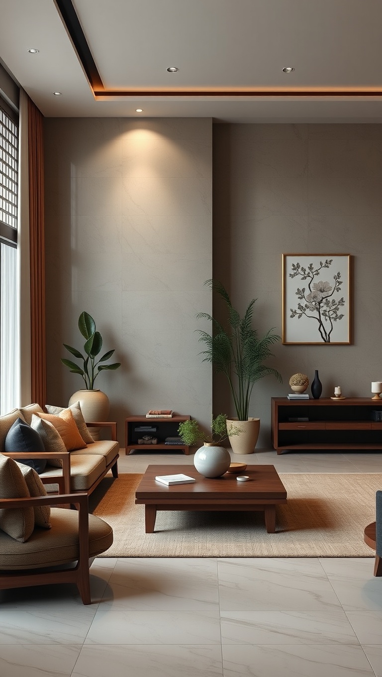 Floor Seating with Cushions