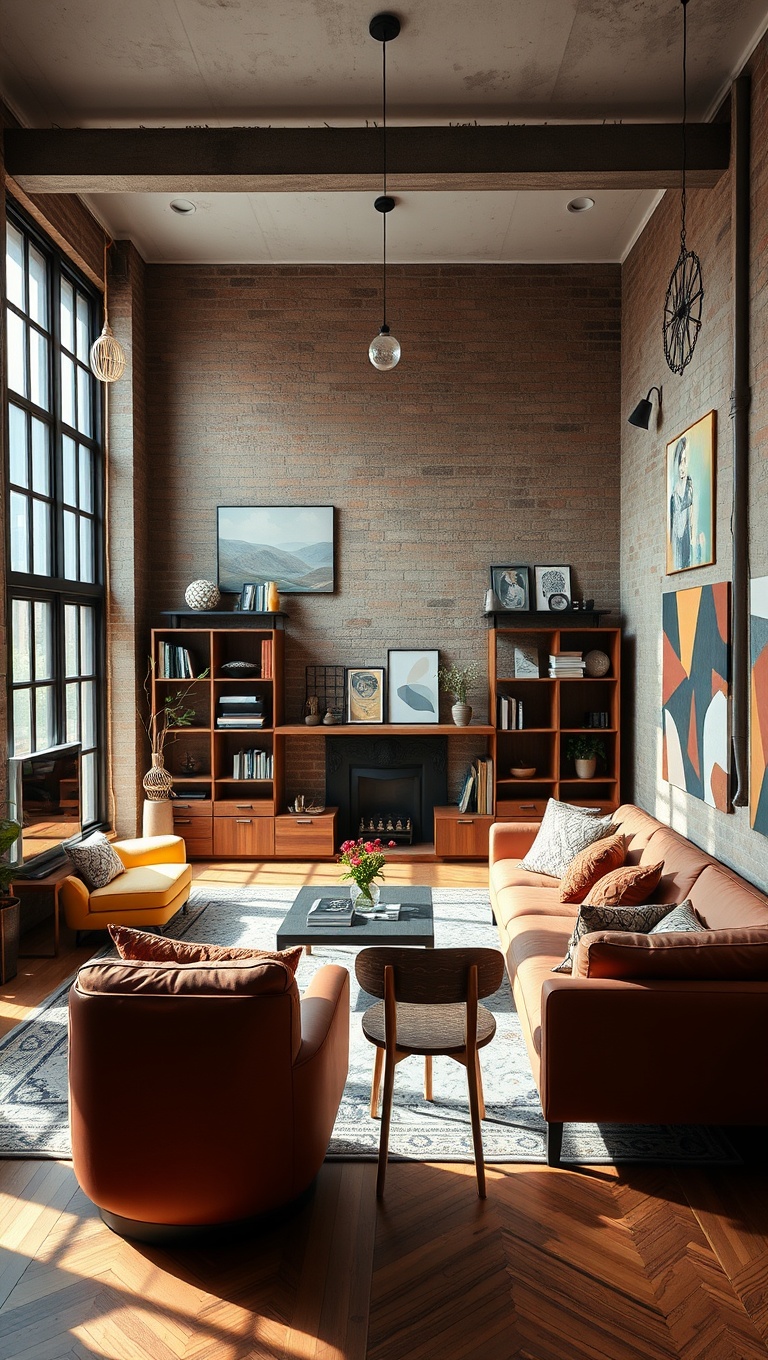 20 Artsy Loft Living Room Ideas to Inspire Your Creative Space - Modular Furniture for Flexible Layouts