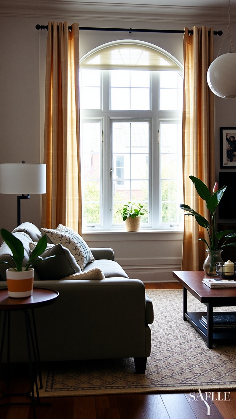 25 Creative Ideas for Budget-Friendly Living Rooms That Wow! - 18. Budget-Friendly Window Treatments for Light and Airiness