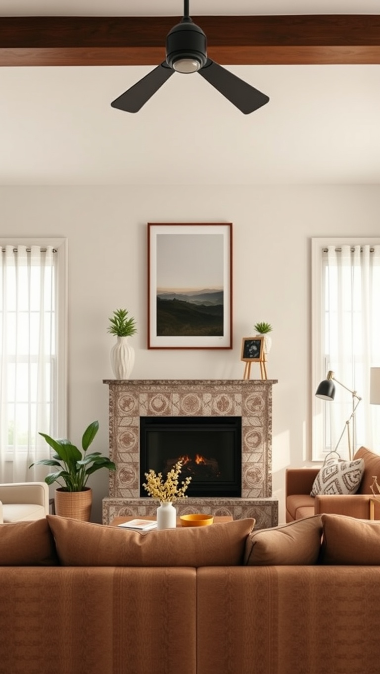 25 Creative Ideas for Budget-Friendly Living Rooms That Wow! - 21. Download Free Printable Art for Instant Style