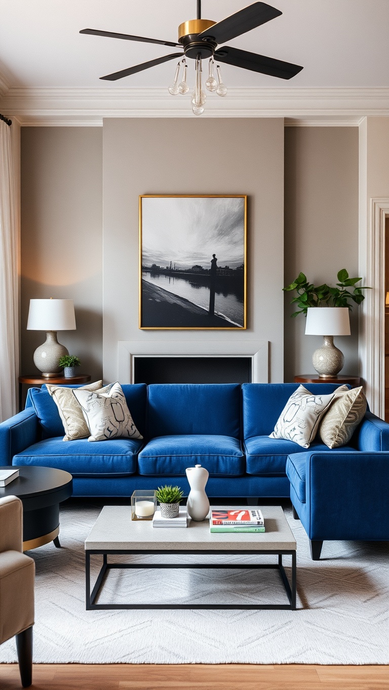 25 Stunning Ideas to Transform Your Transitional Living Room - 3. Bold Sofas: The Centerpiece of Your Living Room