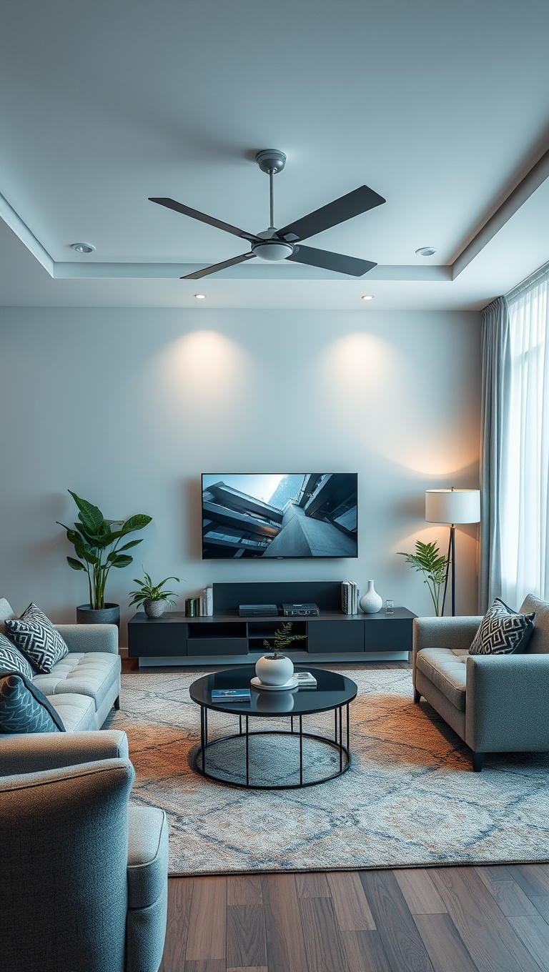 25 High-Tech Living Room Ideas to Elevate Your Space - 17. Secure Your Home with a Smart Security System