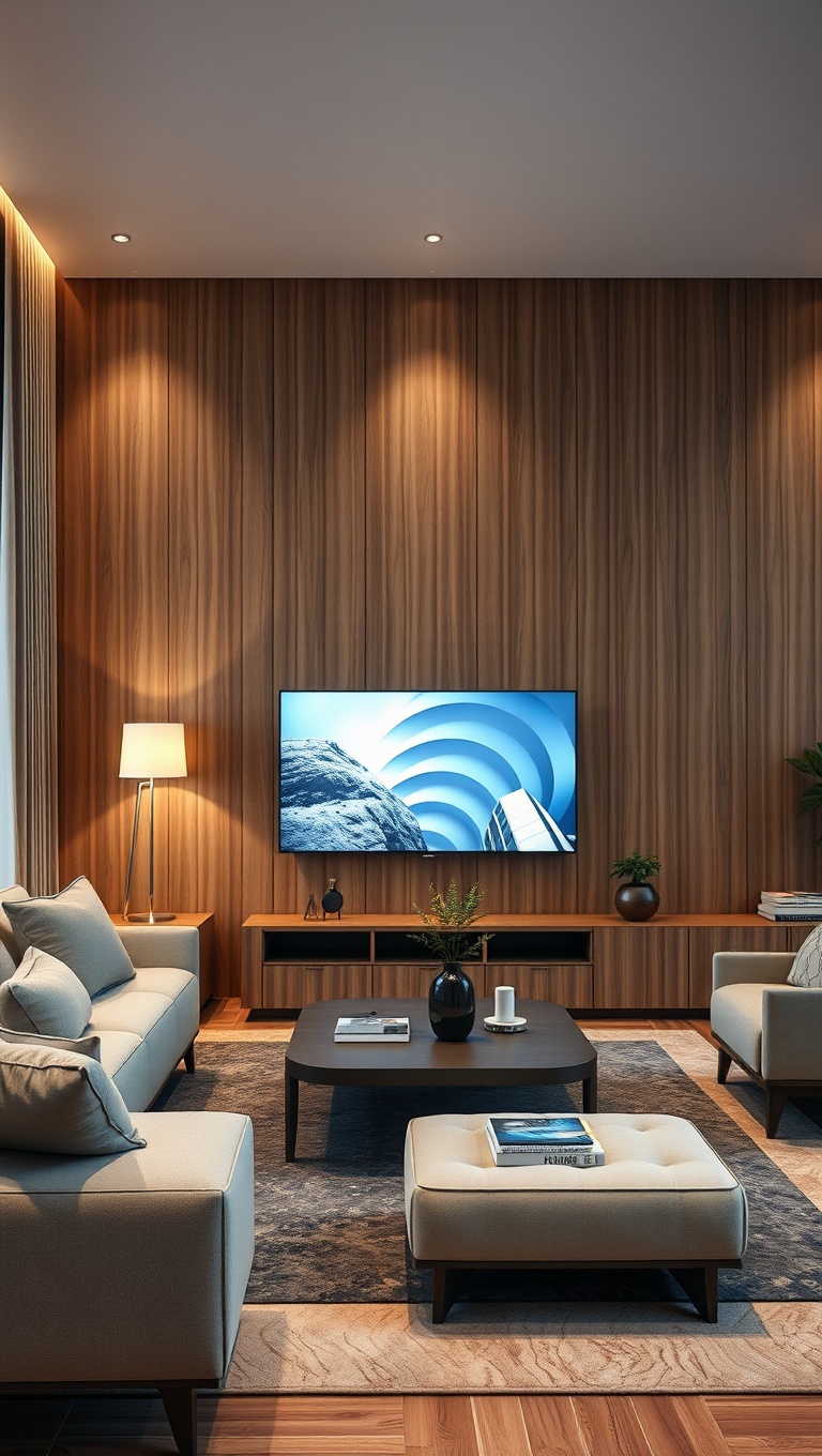 25 High-Tech Living Room Ideas to Elevate Your Space - 20. Optimize Your Home Wi-Fi Setup