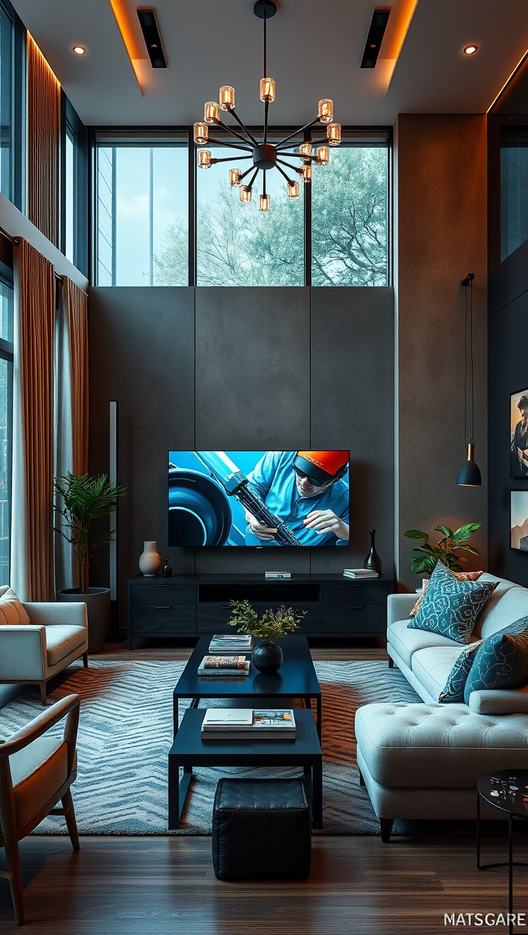 25 High-Tech Living Room Ideas to Elevate Your Space - 25. Explore Augmented Reality for Interior Design