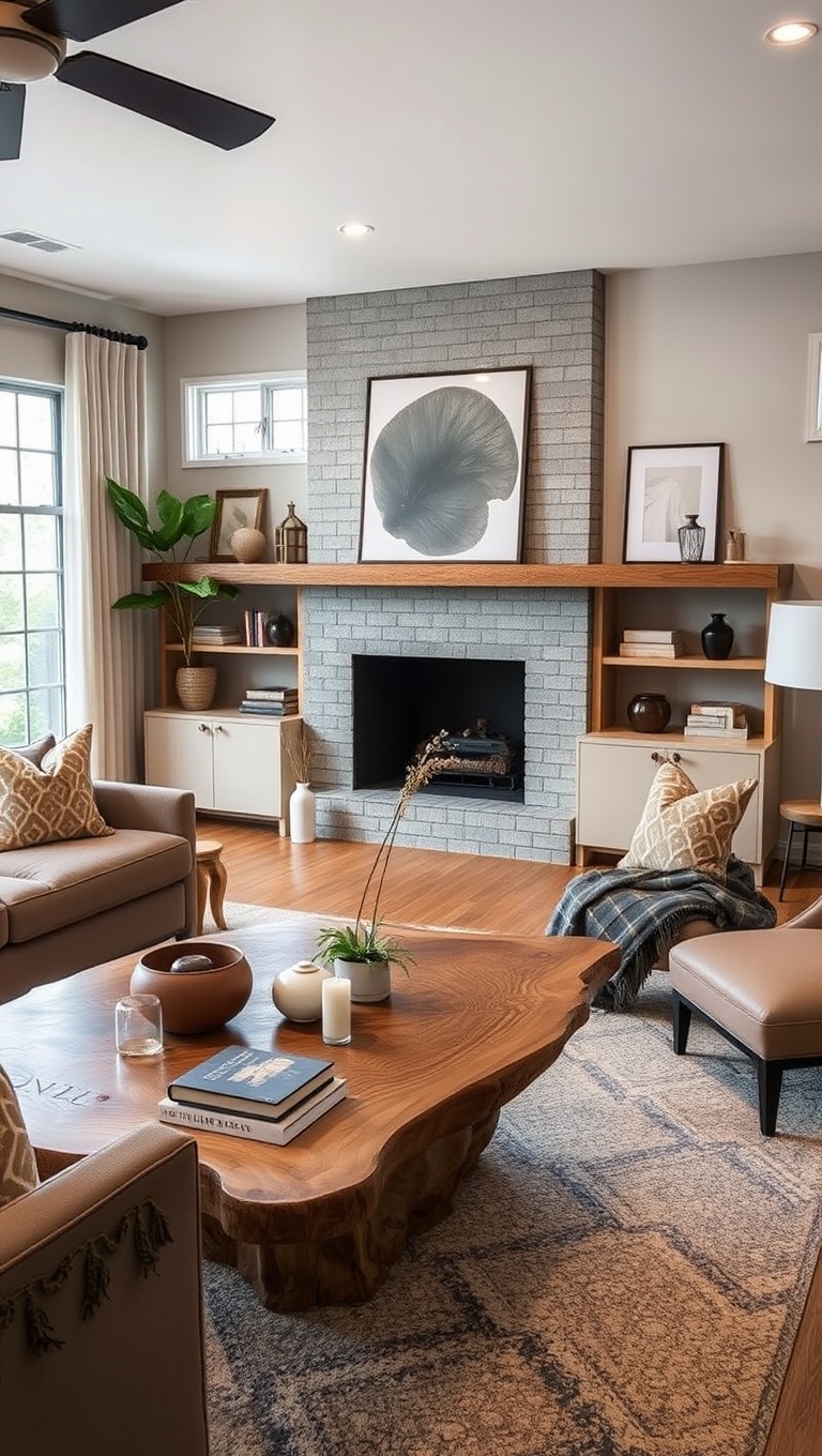 Live Edge Sofa Table