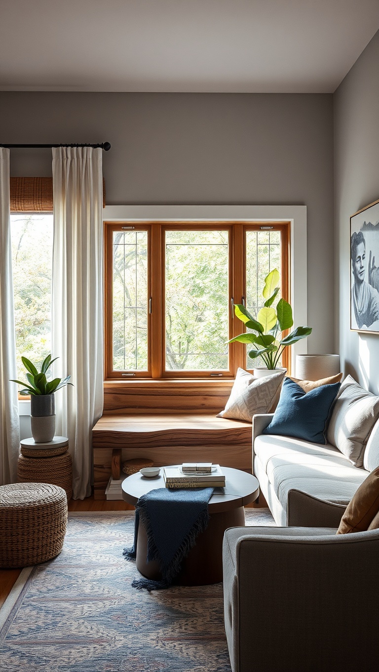 Live Edge Window Seat