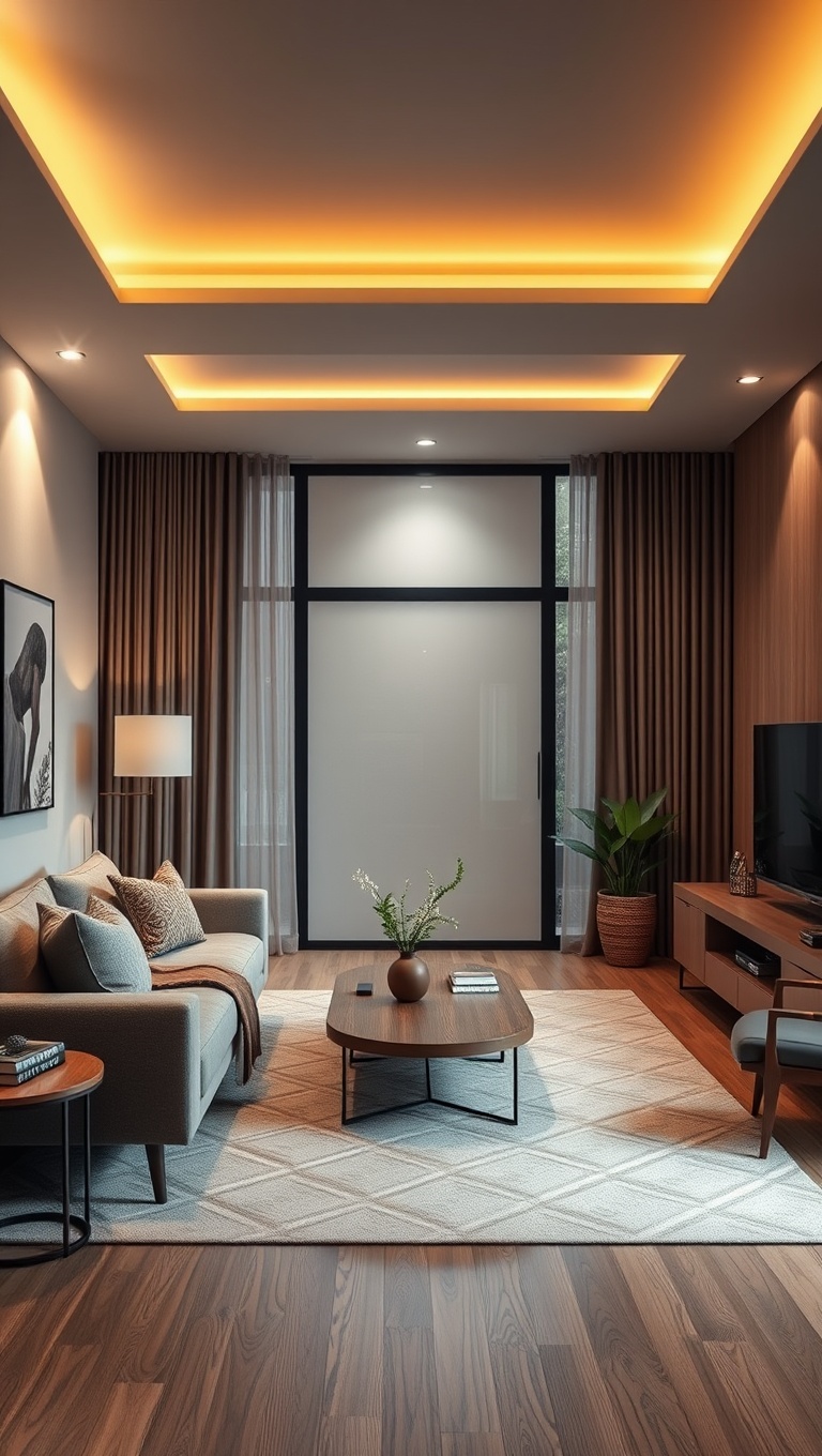 Accent Lighting in Living Room