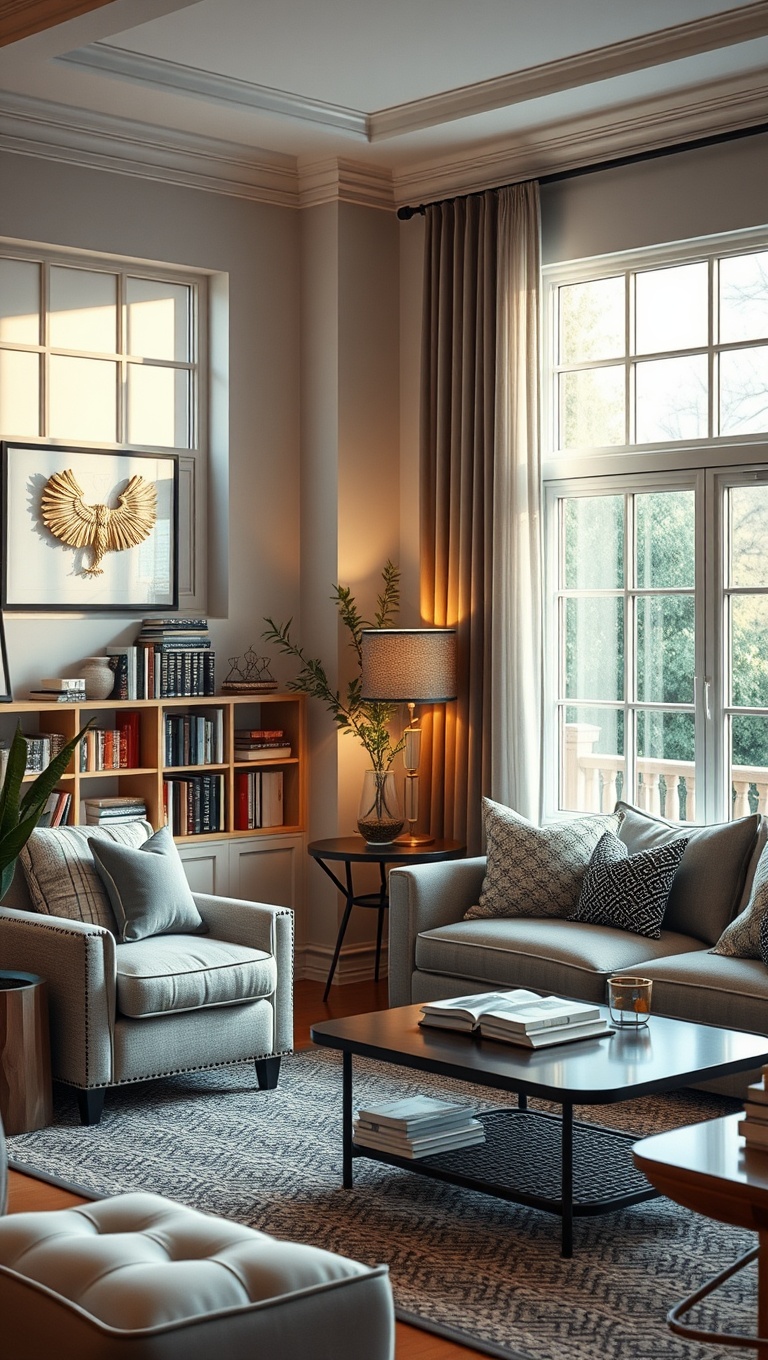 25 Fabulous Ideas to Transform Your Big Living Room into a Dream Space - 16. Create a Reading Nook by the Window