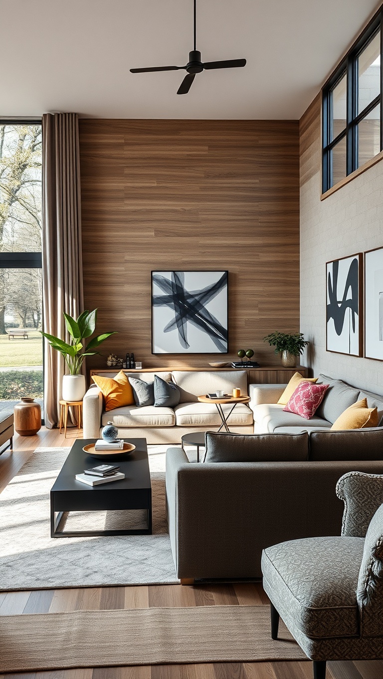 25 Fabulous Ideas to Transform Your Big Living Room into a Dream Space - Finish with Fun Accessories