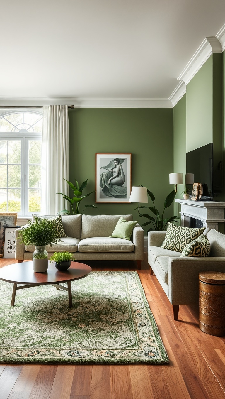 Eco-Friendly Green Rugs