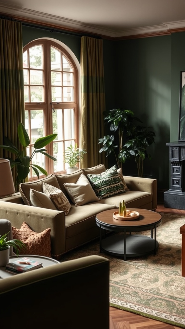 Earthy Tones with Green