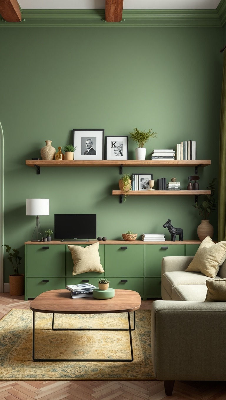 Rustic Wooden Shelves