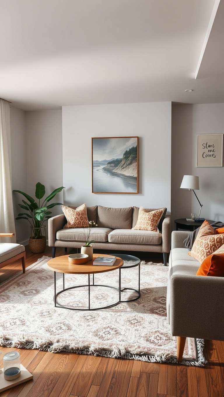 25 Bright Ideas to Create an Airy Living Room - Cozy Area Rugs