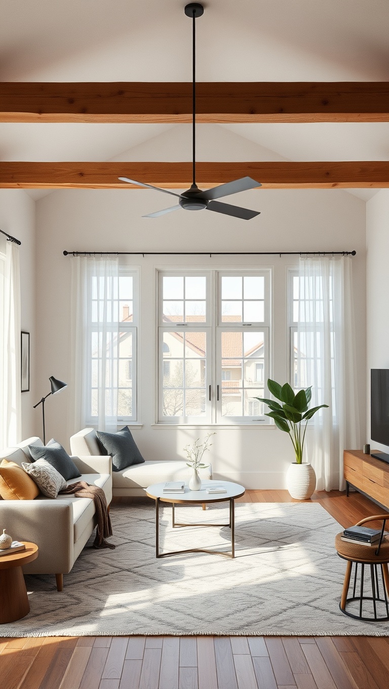 25 Bright Ideas to Create an Airy Living Room - Multi-Functional Furniture